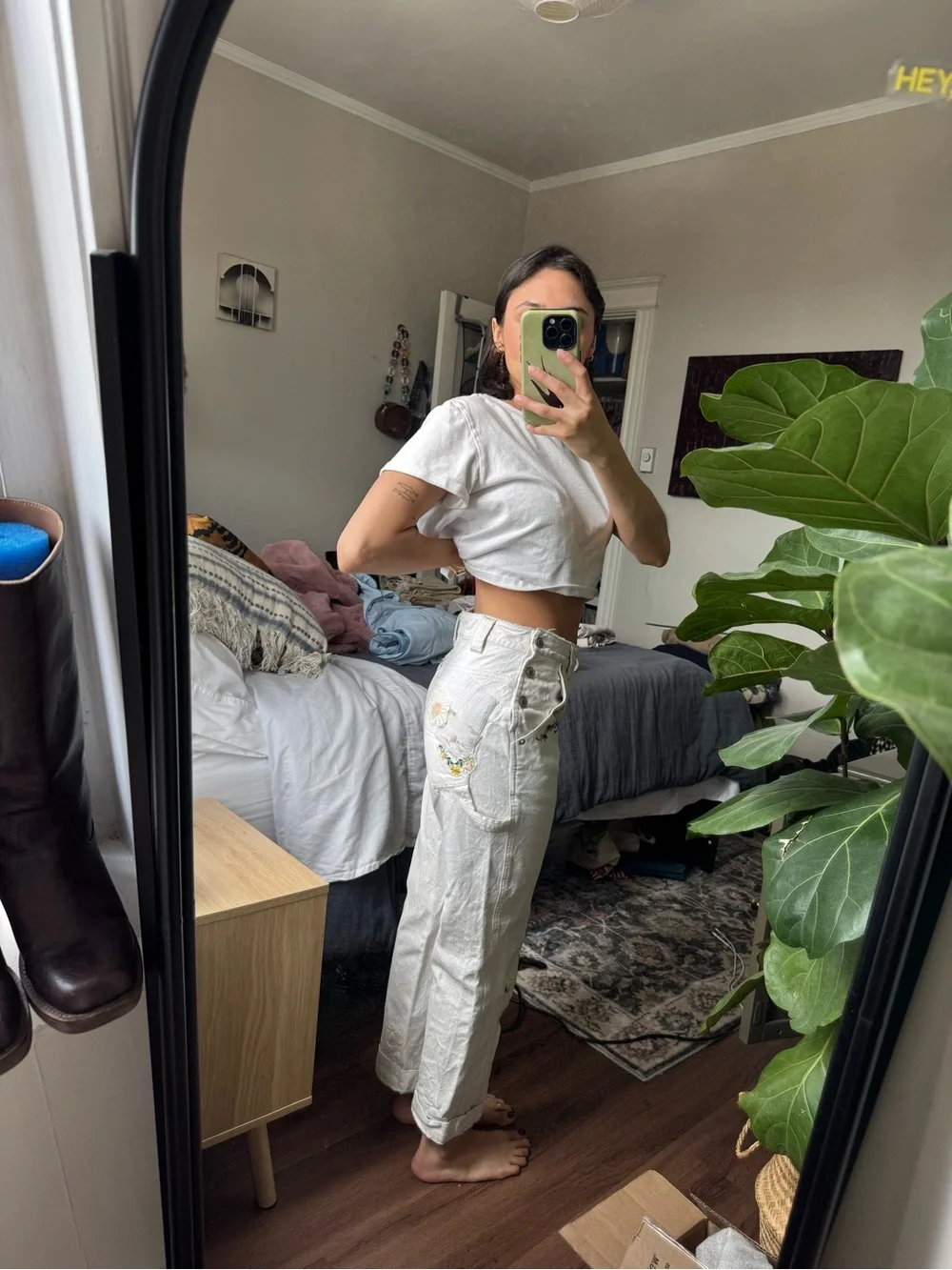 Free People patchwork jeans! - Picture 2 of 9